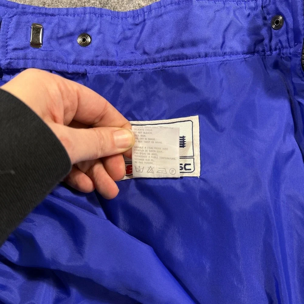 Vintage Descente Snow Pants Mens 36 Blue Entrant‎ SC Insulated Ski Snowboard 90s